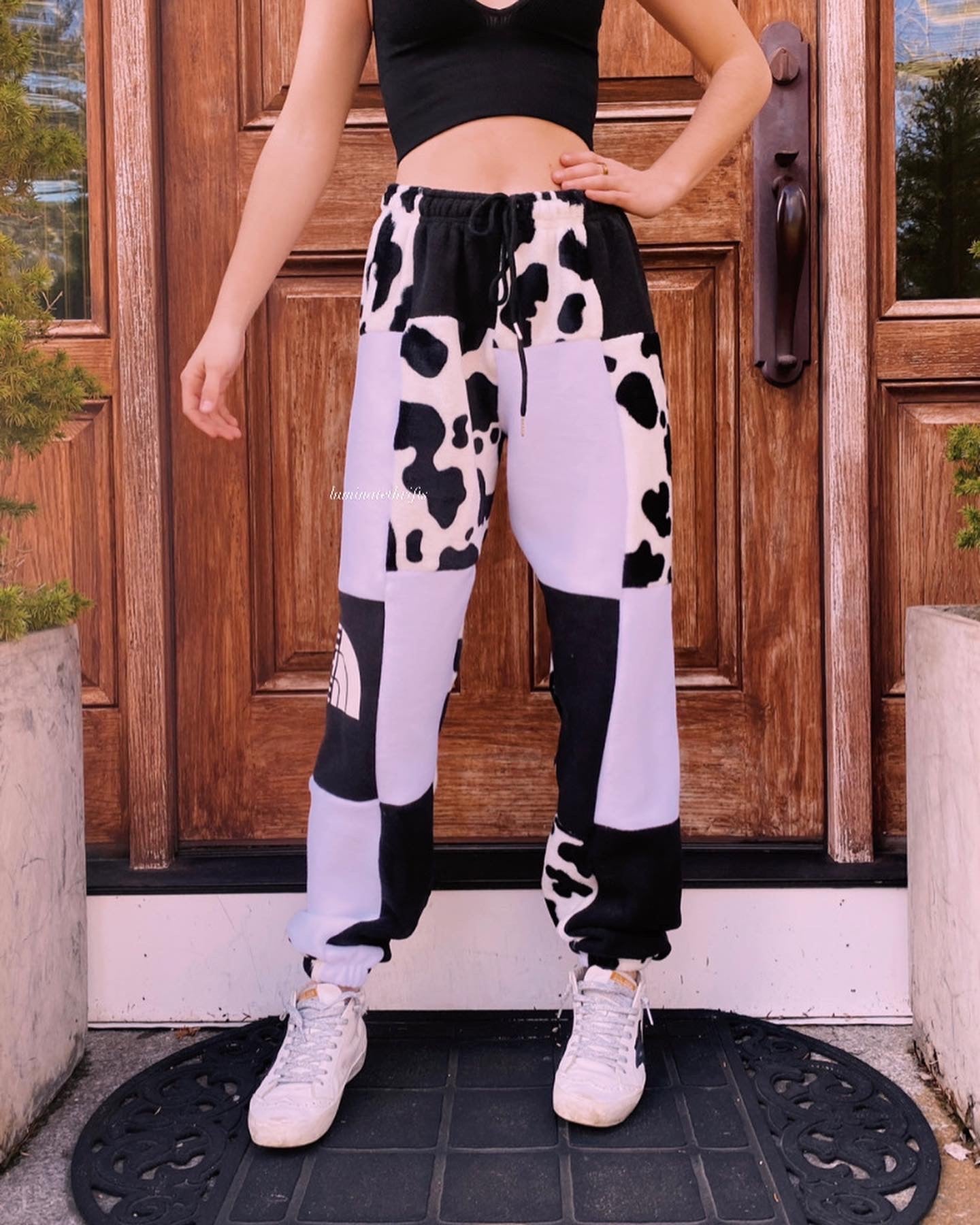 (XS-M) Diamond Cow Reworked Joggers
