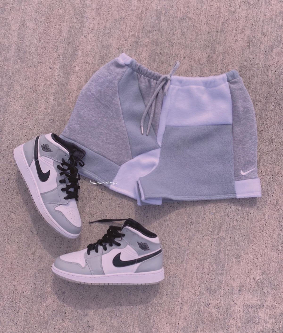 (M/L) Ice Blue Reworked Shorts