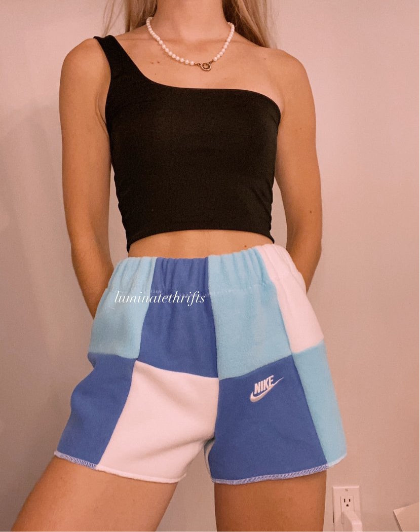 (xs/s) Sea Blue Reworked Shorts