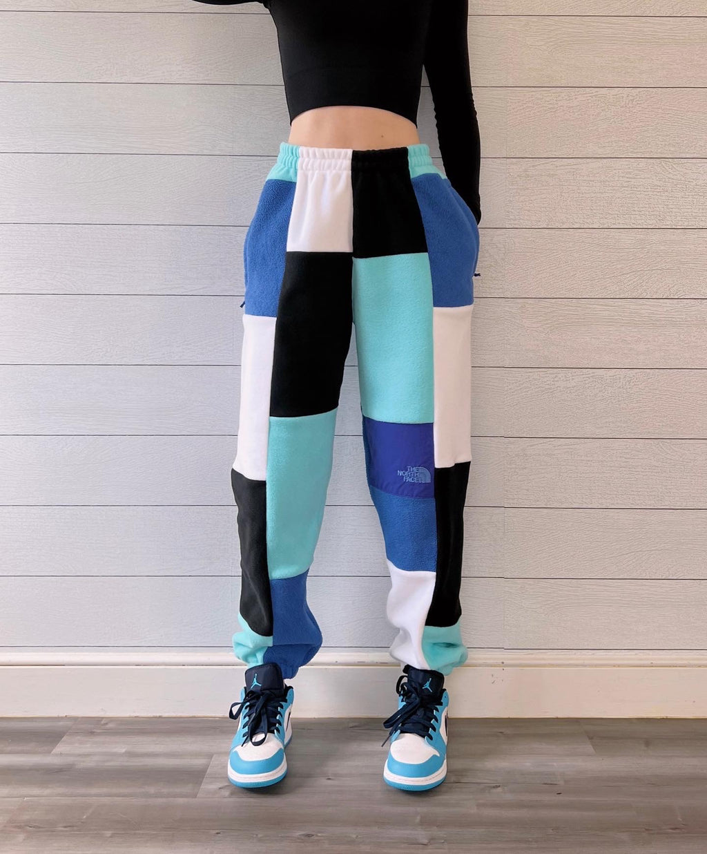 (S/M) Glacier Blue 1/1 Joggers +zipper pockets