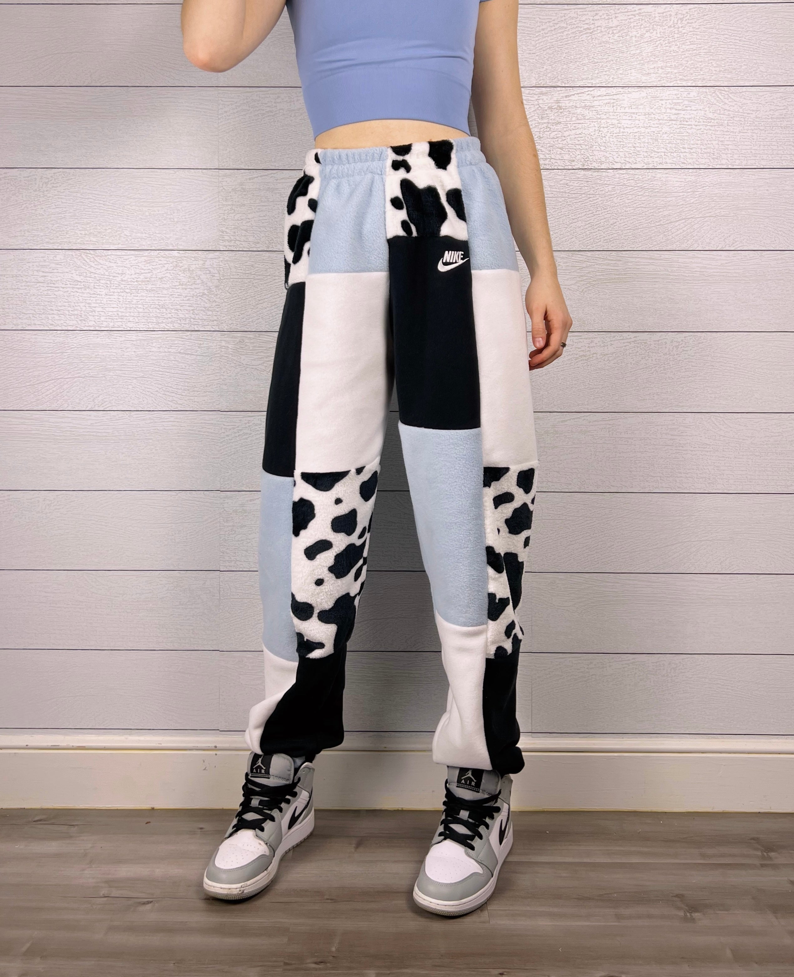 (S/M) Baby Blue Cow 1/1 Joggers